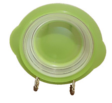 2 Tupperware Flat-Out® Collapsible Bowls With Lids Lime Green 3 Cup 5452A-3 picture