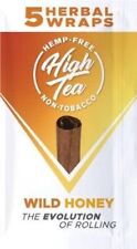 High Tea Non Tobacco All Natural Herbal Smoking Wraps - Wild Honey - 25 Self... picture