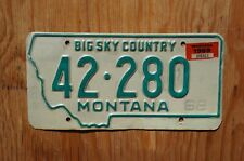 1968 / 1969 MONTANA License Plate # 42 - 280 picture