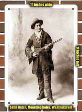 Metal Sign - 1895 Calamity Jane Portrait- 10x14 inches picture