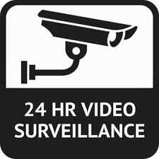 5 x 5 Video Surveillance Magnet Sign Vinyl Magnetic Door Signs Security Magnets picture
