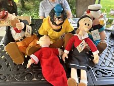 Vintage Presents Popeye Plush Doll Hamilton Gift 1985 Lot Of 5 Wimpy Brutus picture