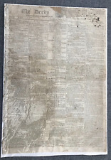 THE DERBY 18 APRIL 1811 ORIGINAL NEWSPAPER picture