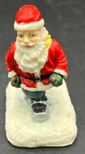 Christmas Santa on Skis for Christmas Village picture