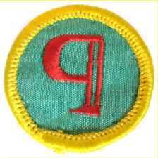 NEW 1963-73 REPORTER Cadette Girl Scout Badge RARE JOURNALIST Library  picture
