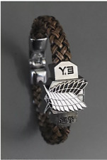 Attack On Titan Scouting Legion Leather Bracelet Wristband Bangle Cosplay NEW picture