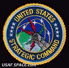  AUTHENTIC UNITED STATES STRATEGIC COMMAND MISSILE DEFENSE USAF VEL PATCH picture