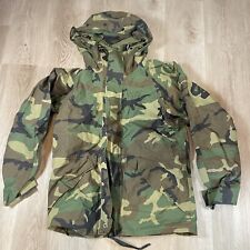 US Military Cold Weather Woodland Camouflage Parka 8415-01-228-1312 Small Reg picture