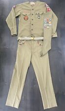 Complete Vintage BSA Boy Scouts of America Uniform - Sash, Badges... picture