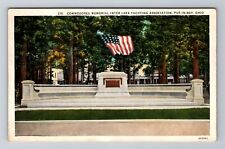 Put-In-Bay OH-Ohio, Commodores Memorial, Antique Vintage Souvenir Postcard picture