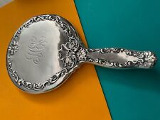 Vintage Ornate Sterling Silver Hand Mirror - 1860s? 1940s? picture