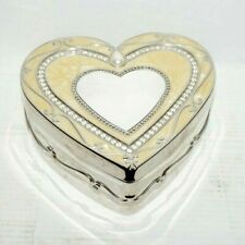 Things Remembered Soft Gold Regal Elegance Heart Keepsake Box, Jewelry box picture