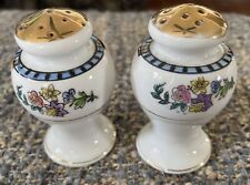 Set Of Antique 1920’s Noritake Sheridan Salt And Pepper Shakers-3” X 2.75” picture
