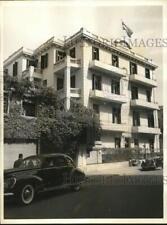 1942 Press Photo Building for American Legation and Consulate in Cairo, Egypt picture