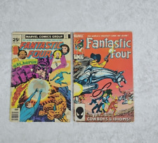 FANTASTIC FOUR #173 & #272 Marvel Comics 1976 Galactus Cowboys and 1d1oms Comics picture