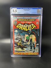 TOMB OF DRACULA #1 CGC 8.5 KEY Neal Adams Cover 1st Dracula WP Classic Cover MCU picture