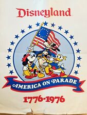 Vintage Disneyland America on Parade Souvenir Poster 1976 Bicentennial RARE picture