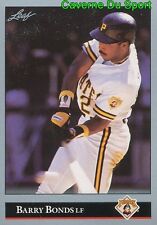 1992 BARRY BONDS PITTSBURGH PIRATES BASEBALL CARD LEAF 275 picture