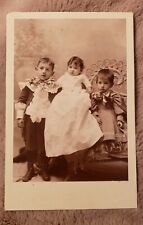 Cabinet Card of Siblings From Bangor, Maine. Precious Children.  picture