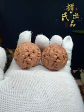 Pair of  Match Chinese Health Walnut 36.5×41×33.5mm 精配文玩核桃～平谷元宝 picture