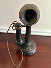 Antique Kellogg Candlestick Telephone - marked Magnolia Petroleum Co picture