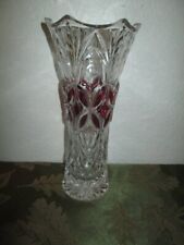 Vintage Bohemian Czech Lead Crystal Vase ~❤️~ 10