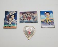 Lot of 4 Small Vintage Fridge Magnets Betty Boop 1994 1997  Ata Boy Inc. picture