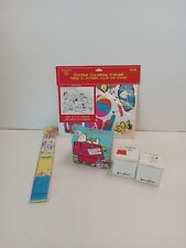 Lot of 5 Vintage Peanuts Snoopy Stickers, Pencils, 2 Soaps, 2 Votive Love Lights picture
