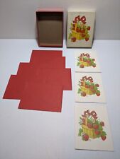 Vintage 1980 STRAWBERRY SHORTCAKE American Greetings Stationary Card Box Dwn-29a picture