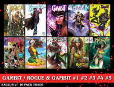 [10 PACK TRADE] GAMBIT / ROGUE & GAMBIT #1 #2 #3 #4 #5 UNKNOWN COMICS EXCLUSIVE picture