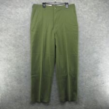 VTG Military Pants Mens Large Long Green M-1951 Wool Field Trousers US Army picture