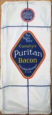 Puritan Bacon 1910 Advertising Sign, Die Cut Color Litho, Countertop Stand 14 in picture