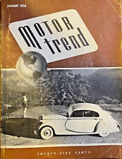 Motor Trend Magazine January 1950 picture