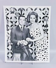 Autographed press photo of Bob Cummings and Julie Newmar 8x10 No COA picture