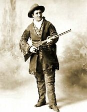 1895 Calamity Jane Vintage Old Cowboy Western Photo 8.5