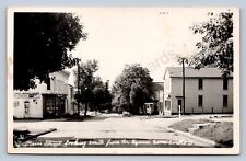 J87/ Senecaville Ohio RPPC Postcard c1940s Cambridge Main St Stores 1732 picture