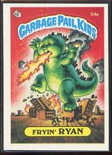 1985 Topps 2nd Series Garbage Pail Kids #54a Fryin' Ryan Os2 MATTE Back picture