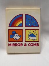 Walt Disney Mickey Minnie Mouse Mirror And Comb Set Compact Vtg Taiwan  picture