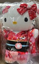 Sanrio Character Hello Kitty Stuffed Toy (Red Kimono) L Size Plush Doll New picture
