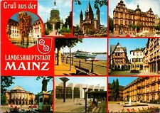 Vintage Multi-View Postcard From The State Capital Mainz, Germany  Posted 1984 picture