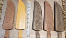 Beautiful leather sheath for straight knife for  6-10 inches knife ( Lot of 5 ) picture