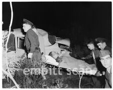 Original Negative, Crashed Buick Car & Victim, 1954 Fish Ranch Rd. Oakland CA picture