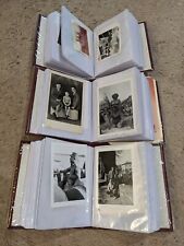 3 Vintage 1950’s/60's photo albums Over 200 photos Military Family Snow Portrait picture
