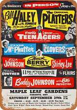 Metal Sign - 1956 Bill Haley & The Comets in Toronto - Vintage Look Rep picture