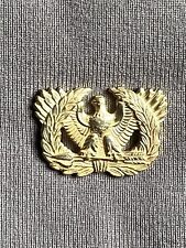 VINTAGE WWII US ARMY WARRANT OFFICER EAGLE RISING PIN picture