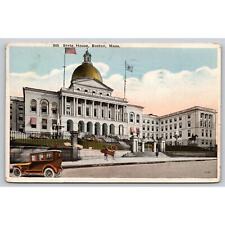 Postcard MA Boston State House picture
