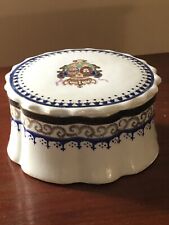 Rare Trinket Box Designed And Hand painted In Macau By Maitland & Smith picture