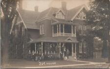 RPPC Postcard Sigma Nu Fraternity House c. 1900s  picture