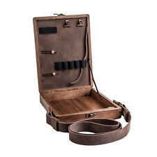 Writers Messenger Box Decorative Portable Shoulder Wooden Box picture