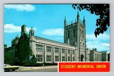 Columbia MO-Missouri, Student Memorial Union, Antique, Vintage Souvenir Postcard picture